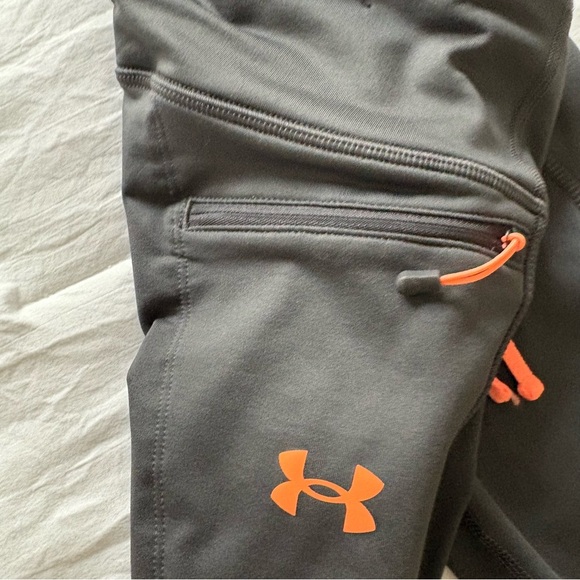 Under Armour Women’s Gray Outrun The Cold Tights - Picture 7 of 8